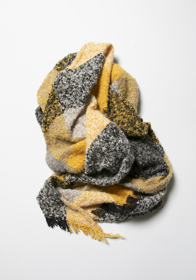 Women's Colour Block Blanket Scarf Women's Colour Block Blanket Scarf Image 3