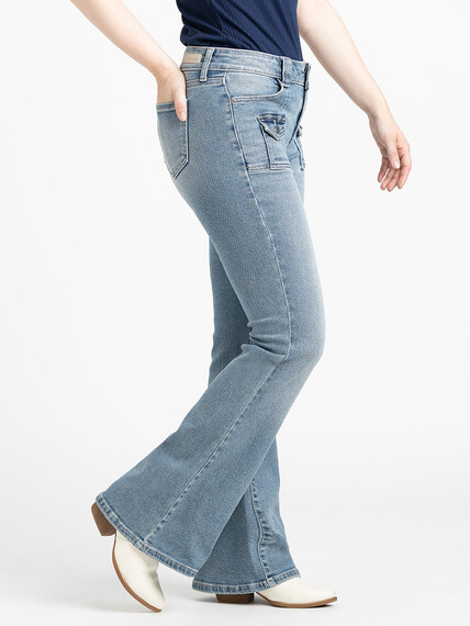 Women's Low Rise Surplus Flare Jeans Image 3