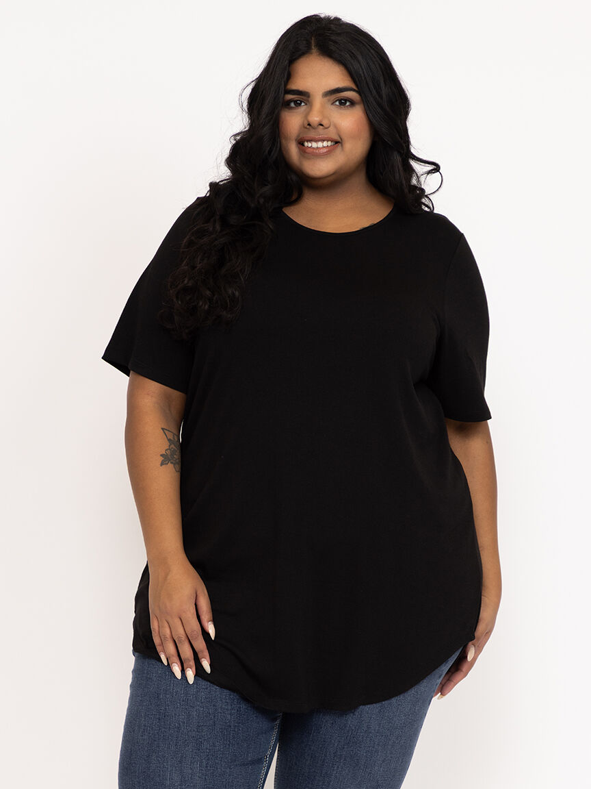 Women's Crew Neck  Legging Tunic Tee