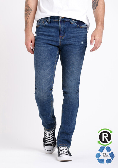 Men's Relaxed Slim Medium Wash Jeans Men's Relaxed Slim Medium Wash Jeans Image 1