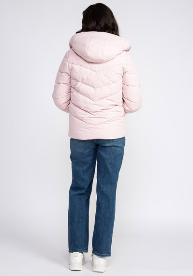 Women's Quilted Hooded Puffer Image 2