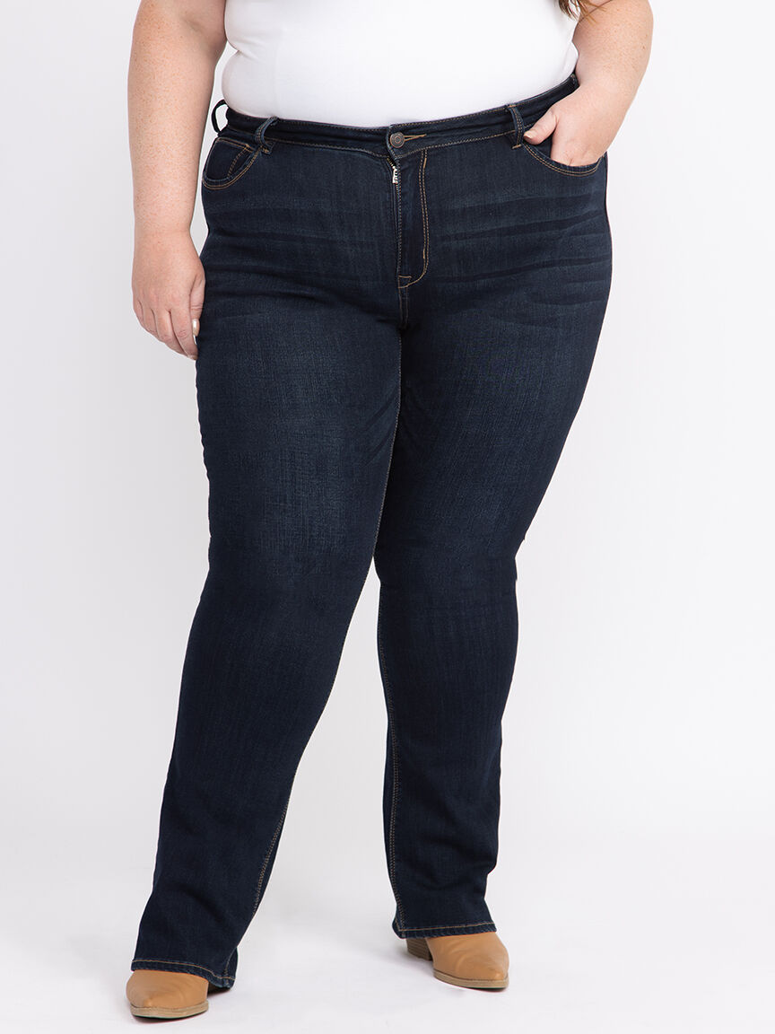 Women's Plus Baby Boot Jeans Warehouse One