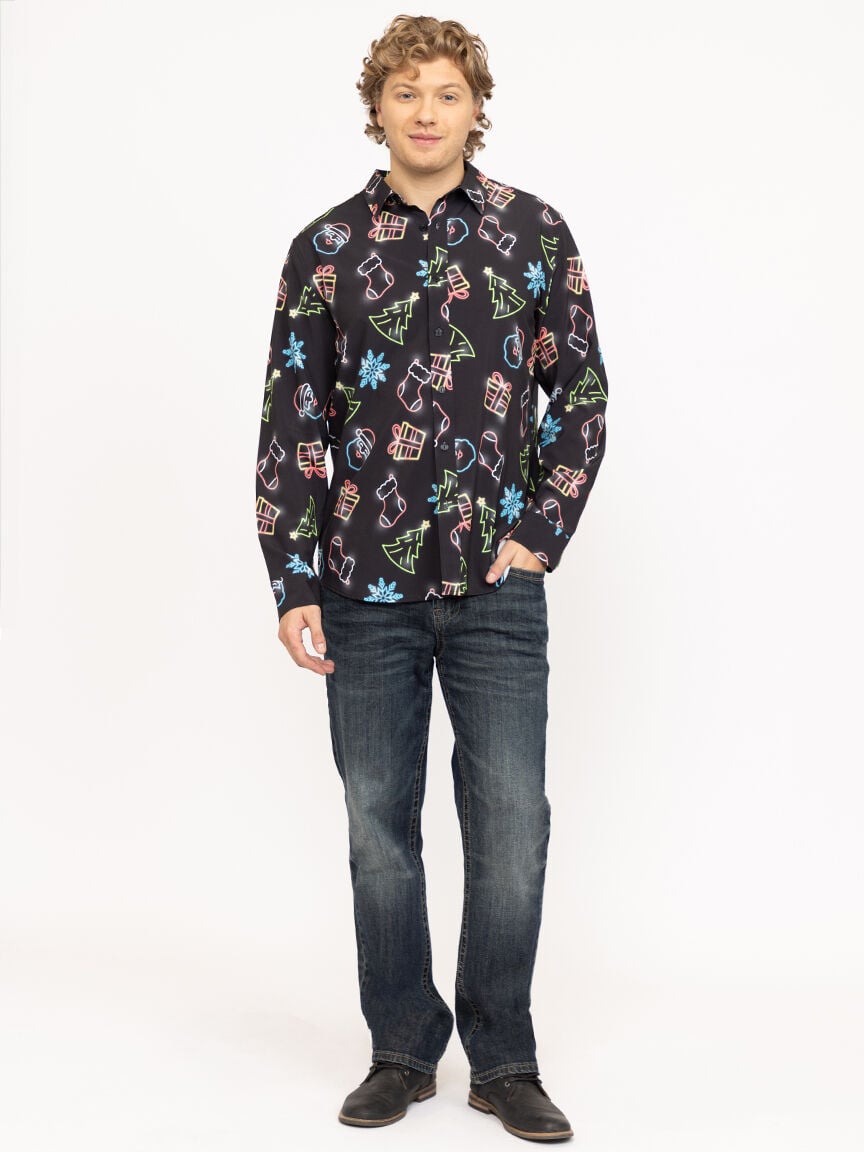 Men's Neon Lights Shirt