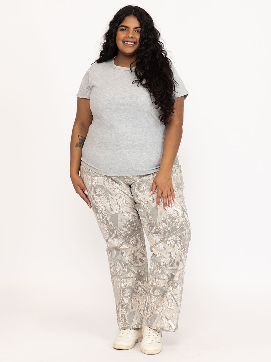 Women's Crew Neck Rib Tee