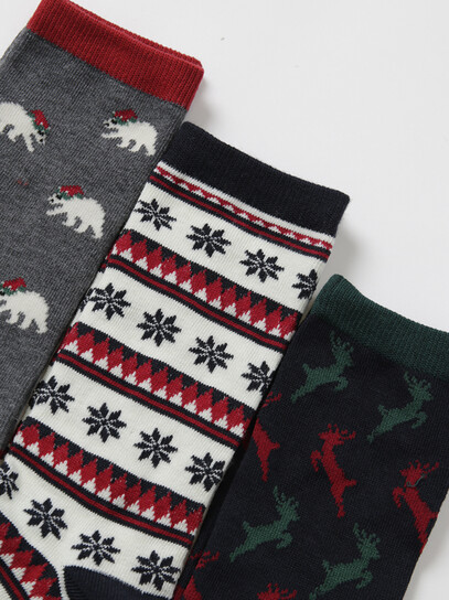 Men's Christmas Crew Socks