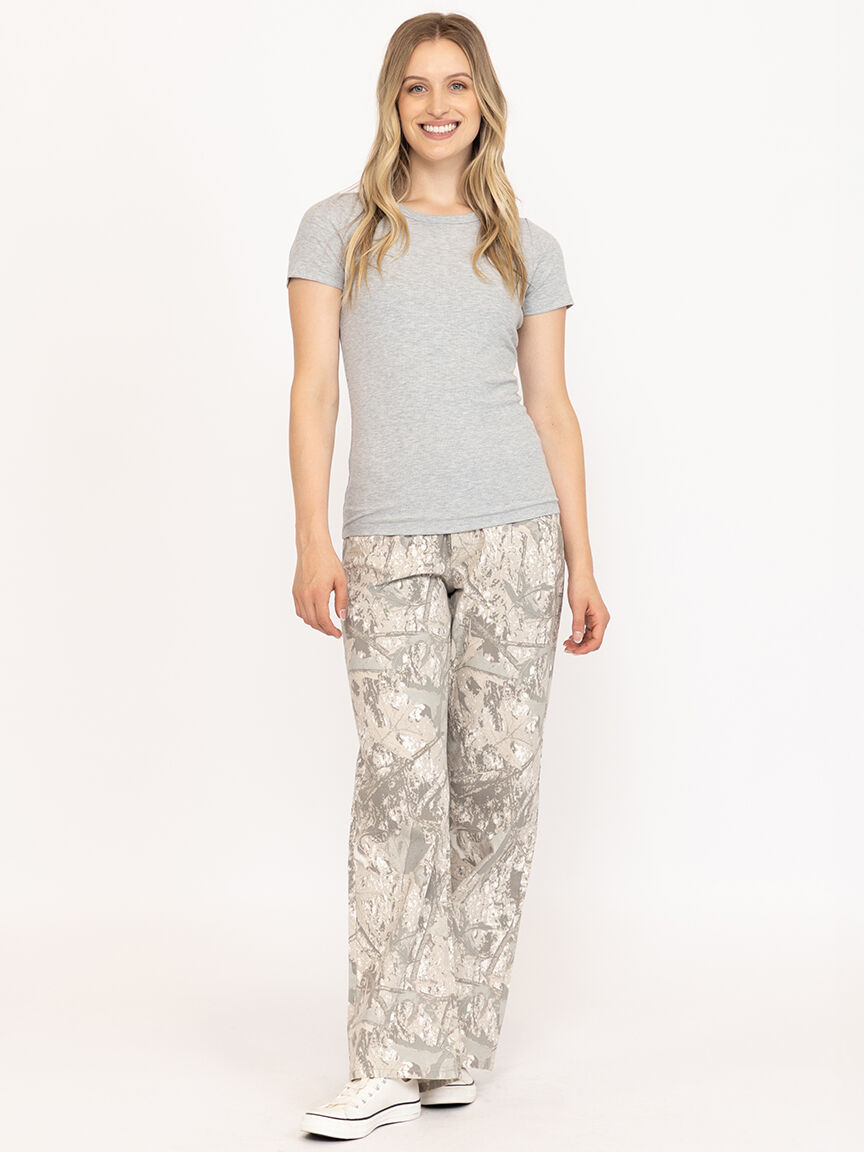 Women's Crew Neck Rib Tee