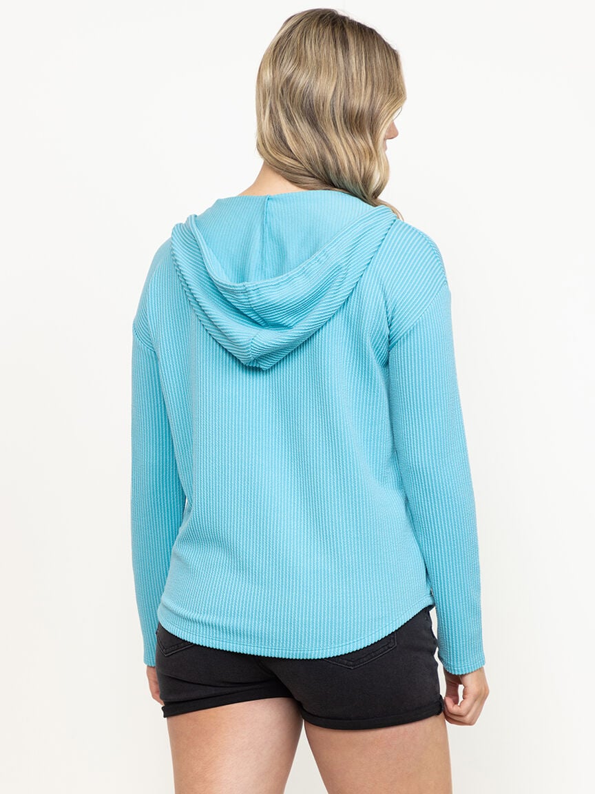 Women's Wavy Rib Hoodie