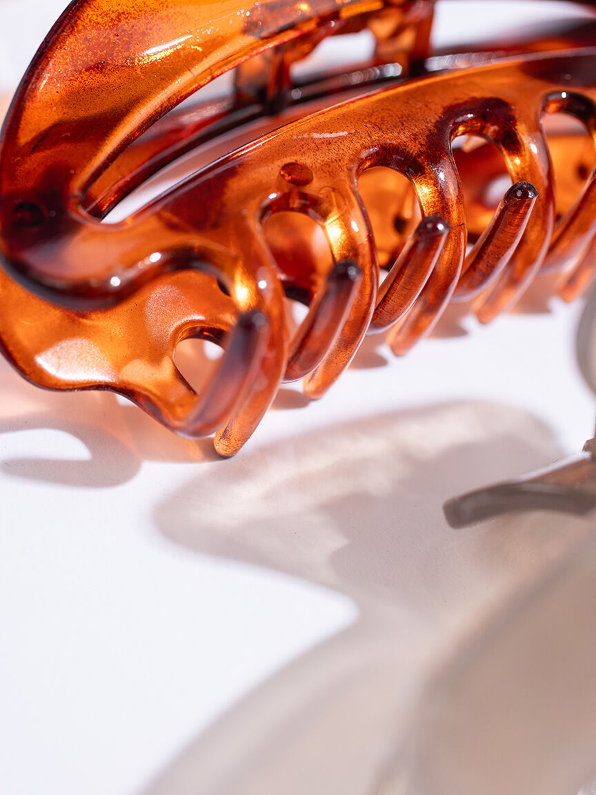 3Pk Medium Hair Claw