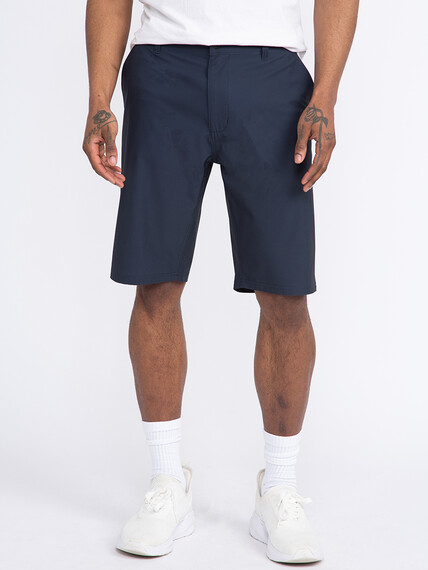 Men's Navy Hybrid Shorts Image 2