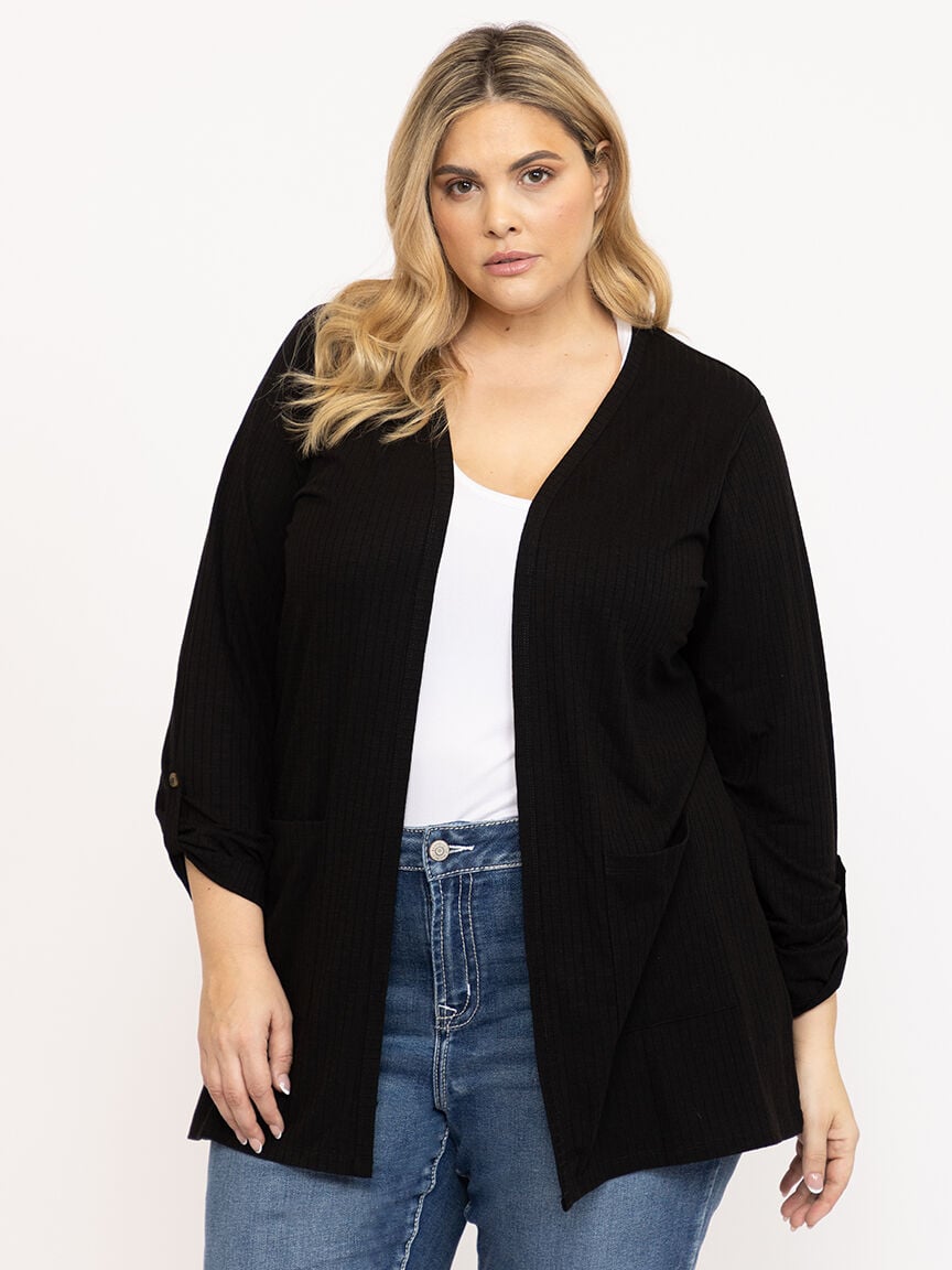 Women's Ribbed Cardigan