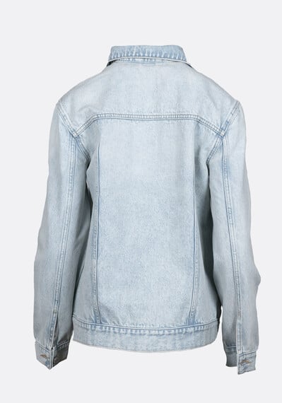 Women's Boyfriend Denim Jacket Women's Boyfriend Denim Jacket Image 6