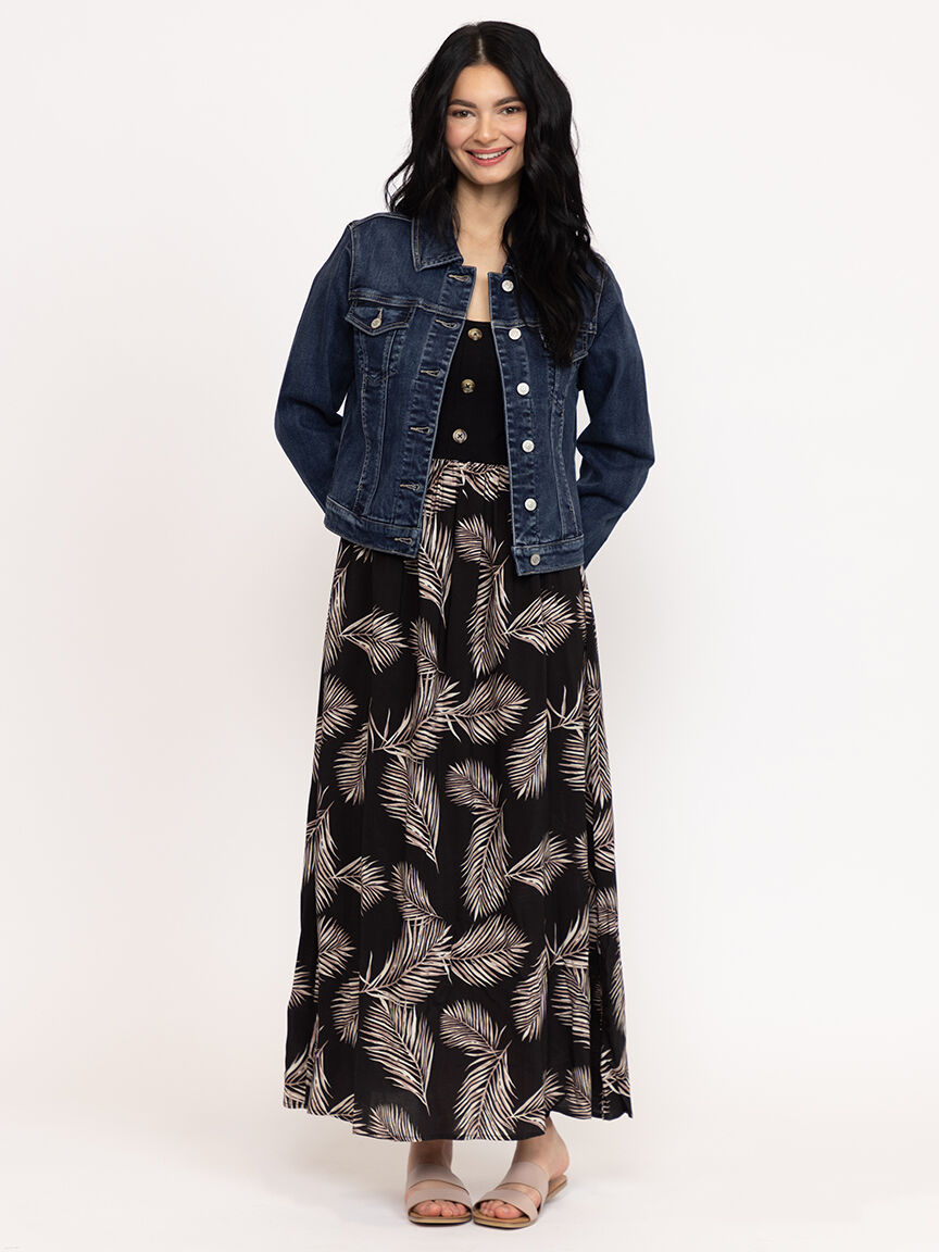 Women's Colour Block Maxi Dress