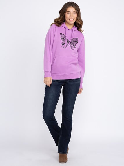 Women's Butterfly Popover Hoodie Image 2