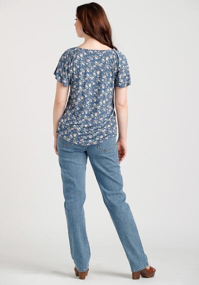 Women's Ditsy Floral Top Image 2