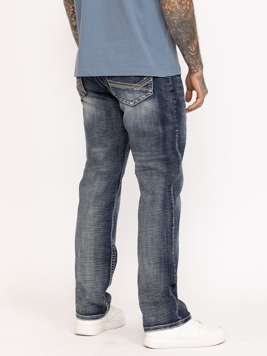 Men's Vintage Relaxed Straight Jeans