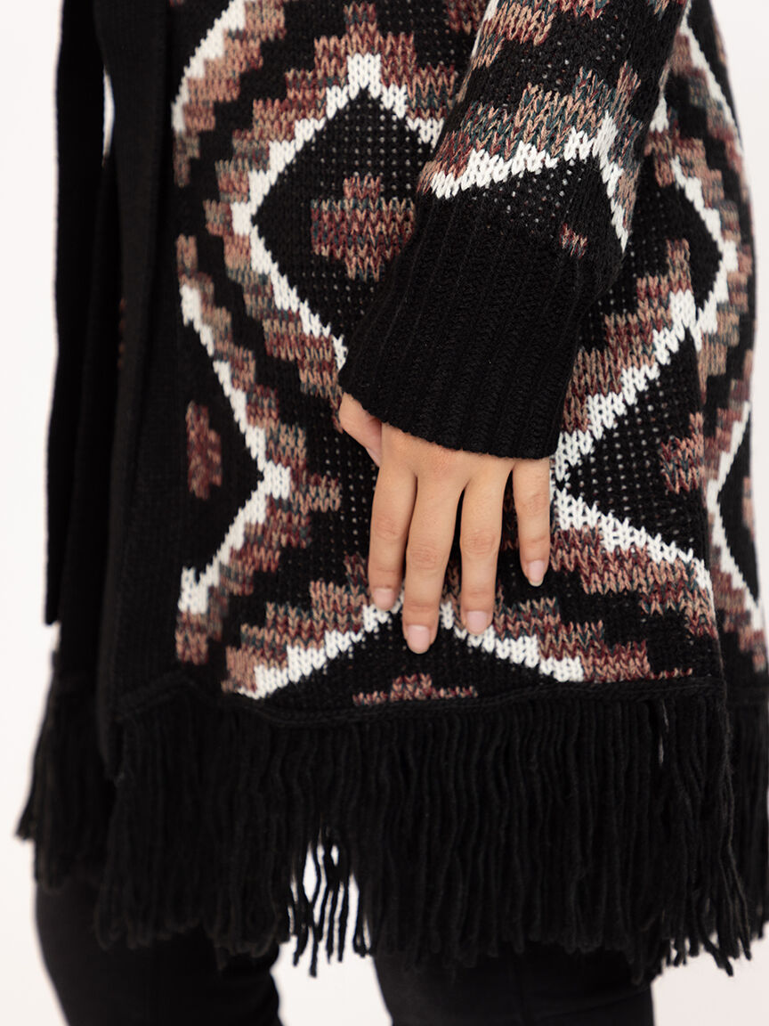 Women's Geometric Cardigan