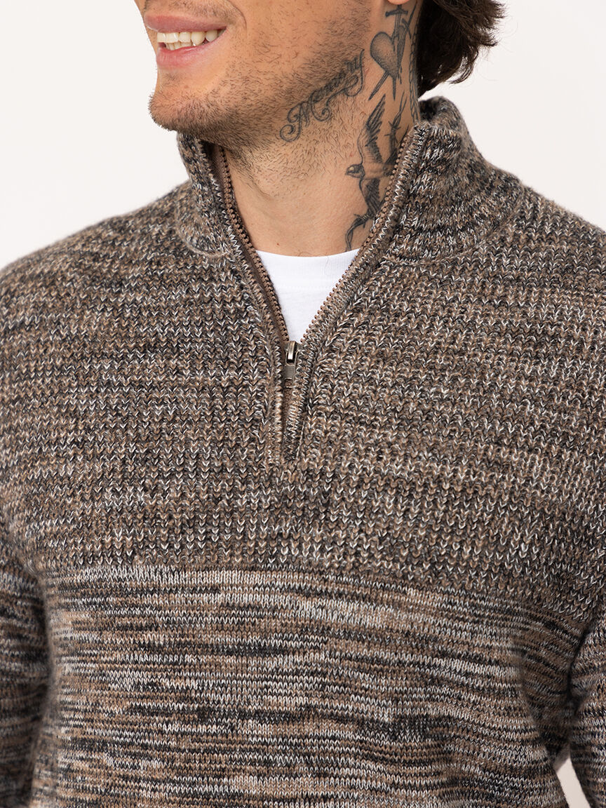 Men's Quarter Zip Sweater