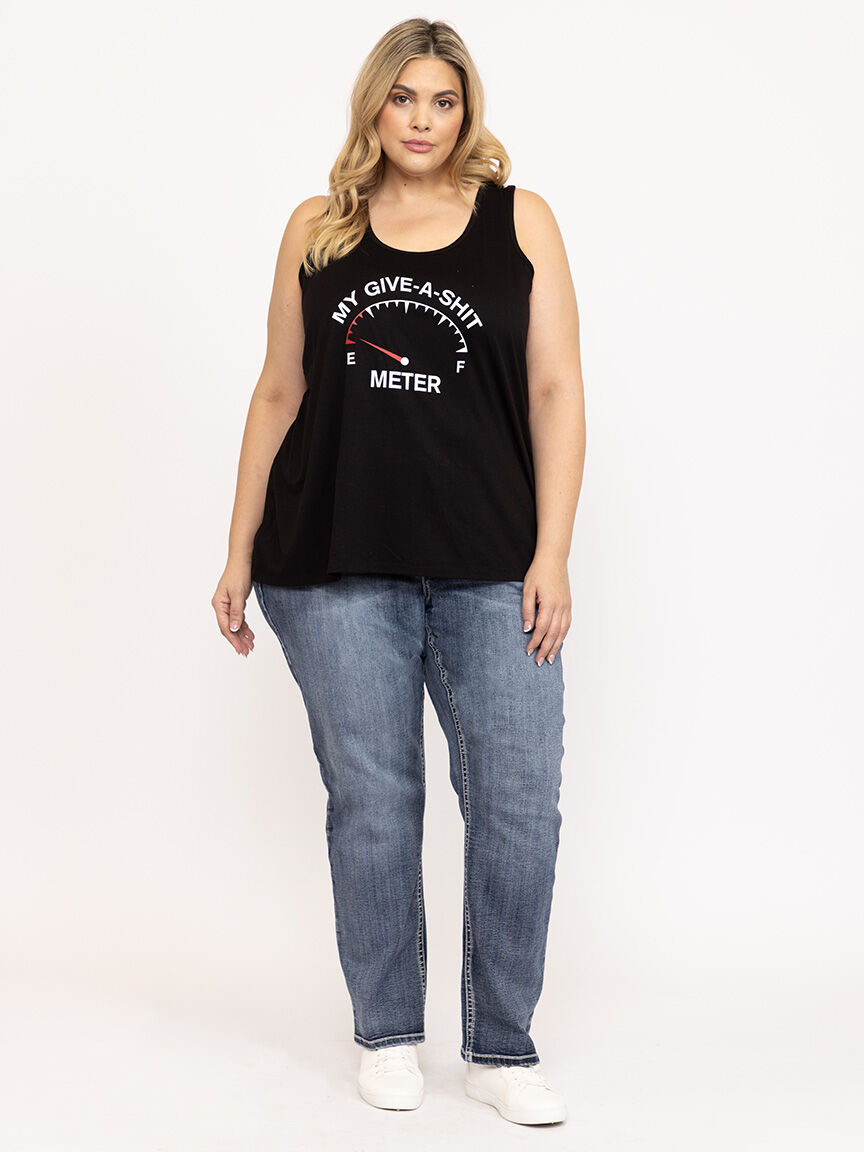 Women's Give-A-Shit Meter Tank