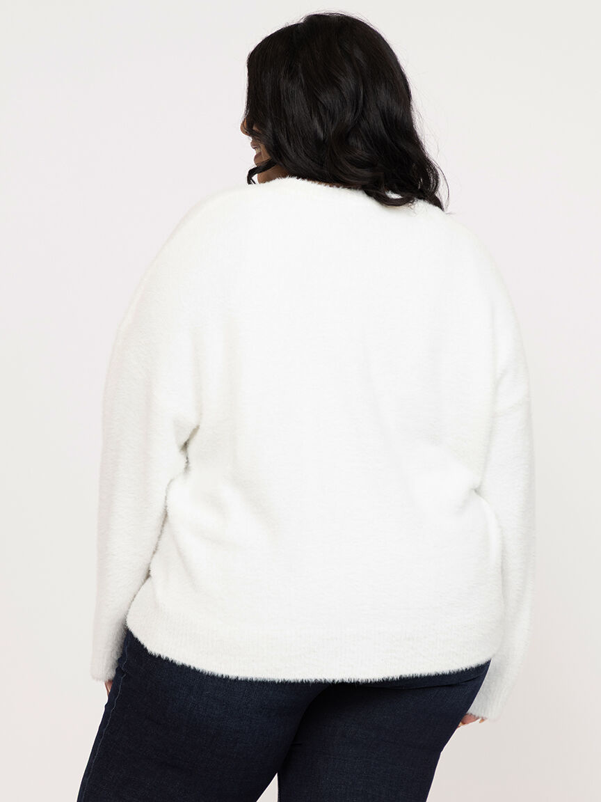 Women's Snowflake Button Front Cardigan