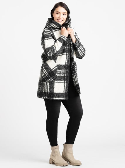 Women's Boucle Plaid Coat Women's Boucle Plaid Coat Image 4