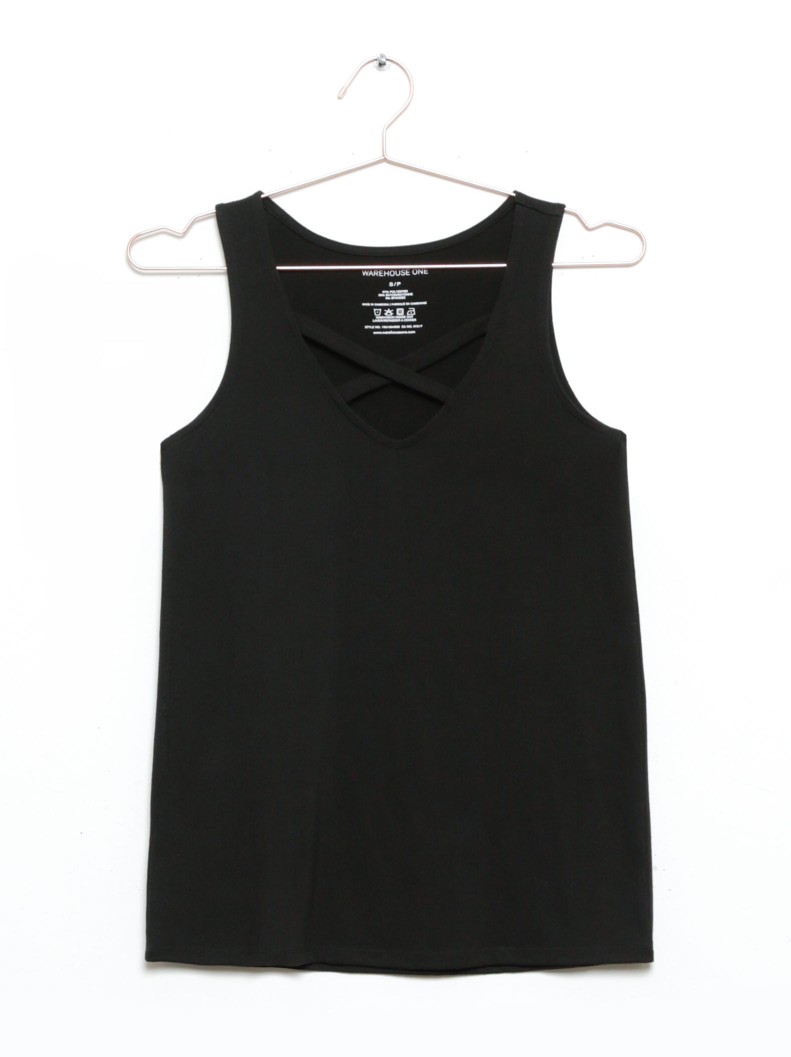トップス KLASICA Cross Back Vest 3 KLASICA Cross Back Vest （Black） -FASCINATE
