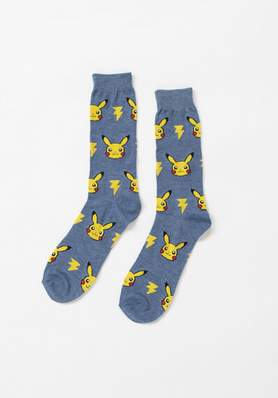 Men's Single Pokemon Crew Socks Image 3