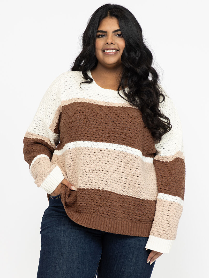Women's Colour Block Sweater