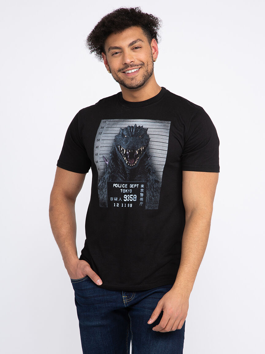hiroです Men's Godzilla - Mug Shot Tee Warehouse One