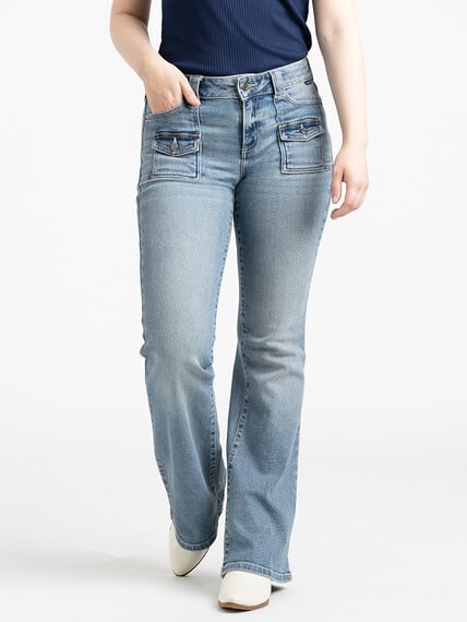 Women's Low Rise Surplus Flare Jeans Image 2