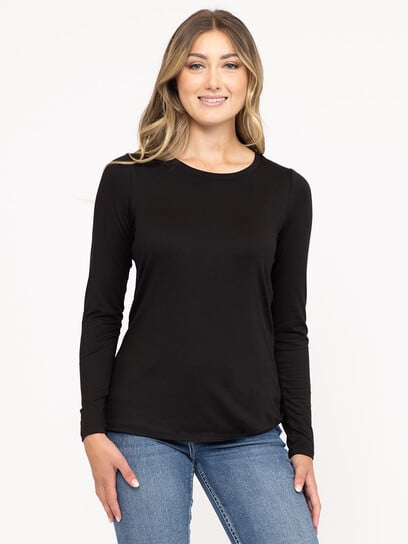Women's Crew Neck Long Sleeve Tee Women's Crew Neck Long Sleeve Tee