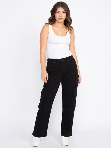 Women's Stretch Twill 90's Loose Cargo Pant Image 1