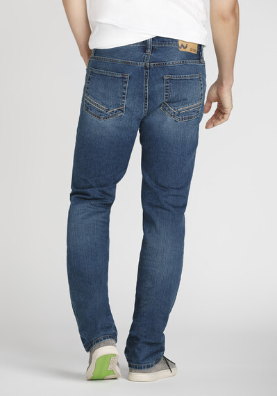 Men's Mid Wash Slim Straight Jeans Image 2