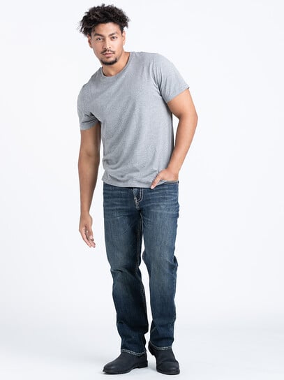 Men's Relaxed Straight Jeans