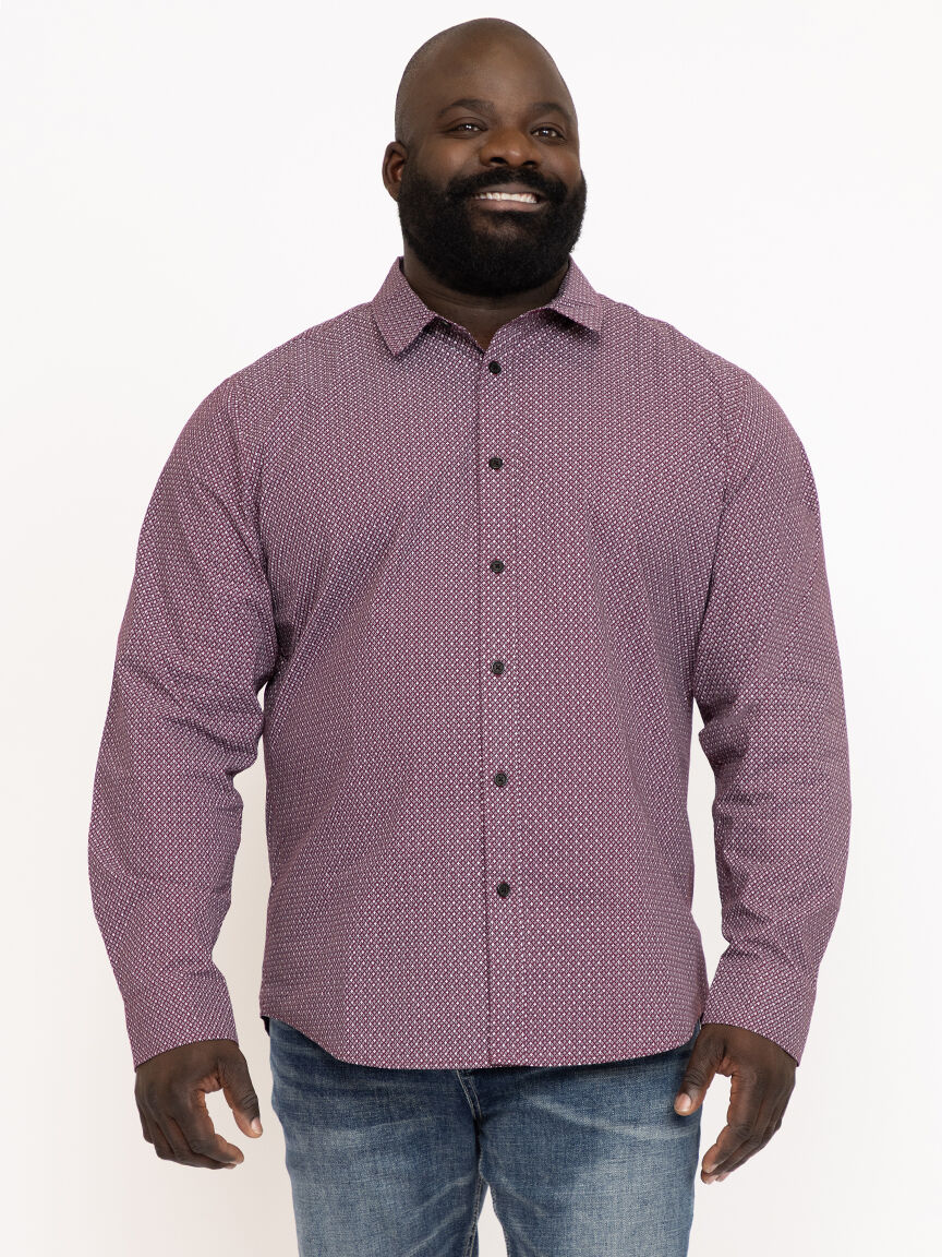 Men's Diamond Print Shirt