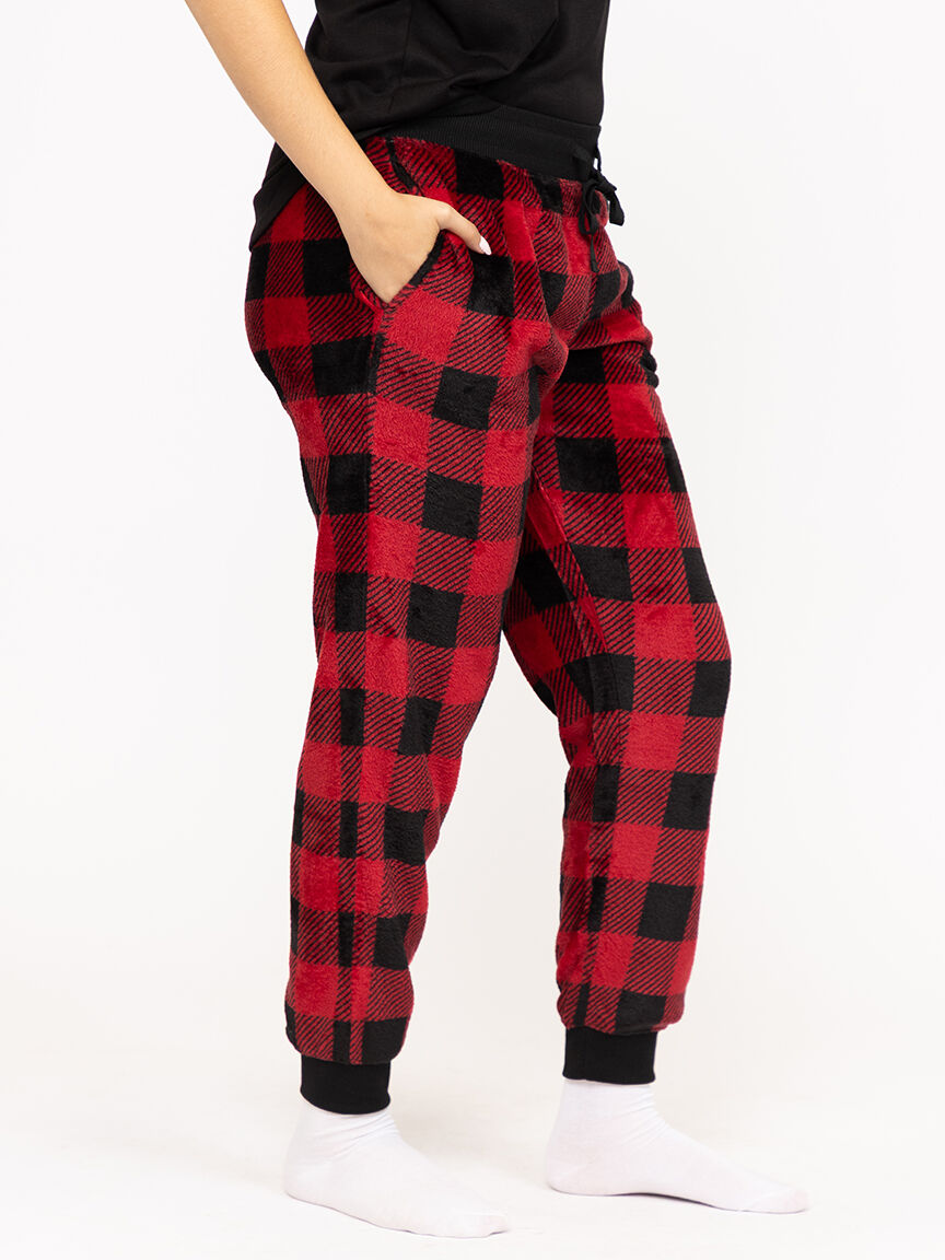 Women's Plaid Sleep Jogger