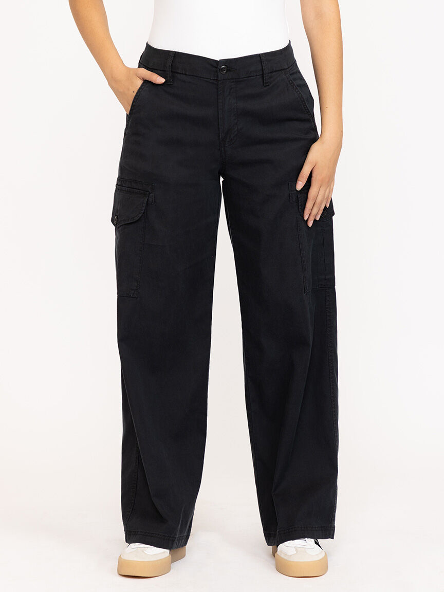 Women's Drapey Wide Leg Cargo Pant