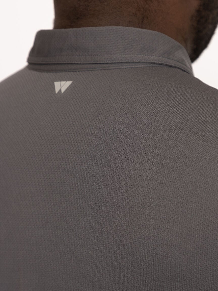 Men's Active Textured Polo Tee