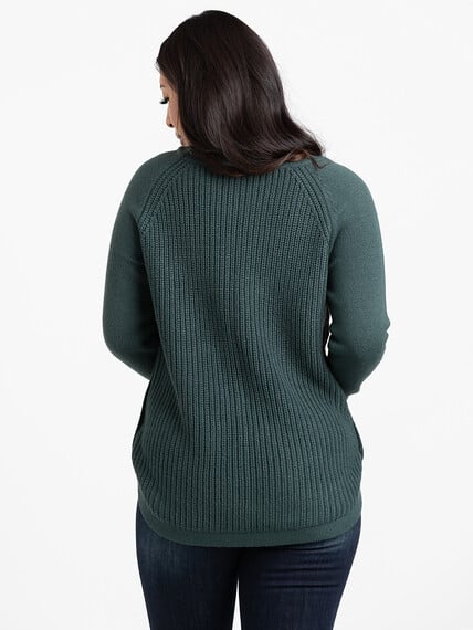 Women's Side Button Sweater Image 3