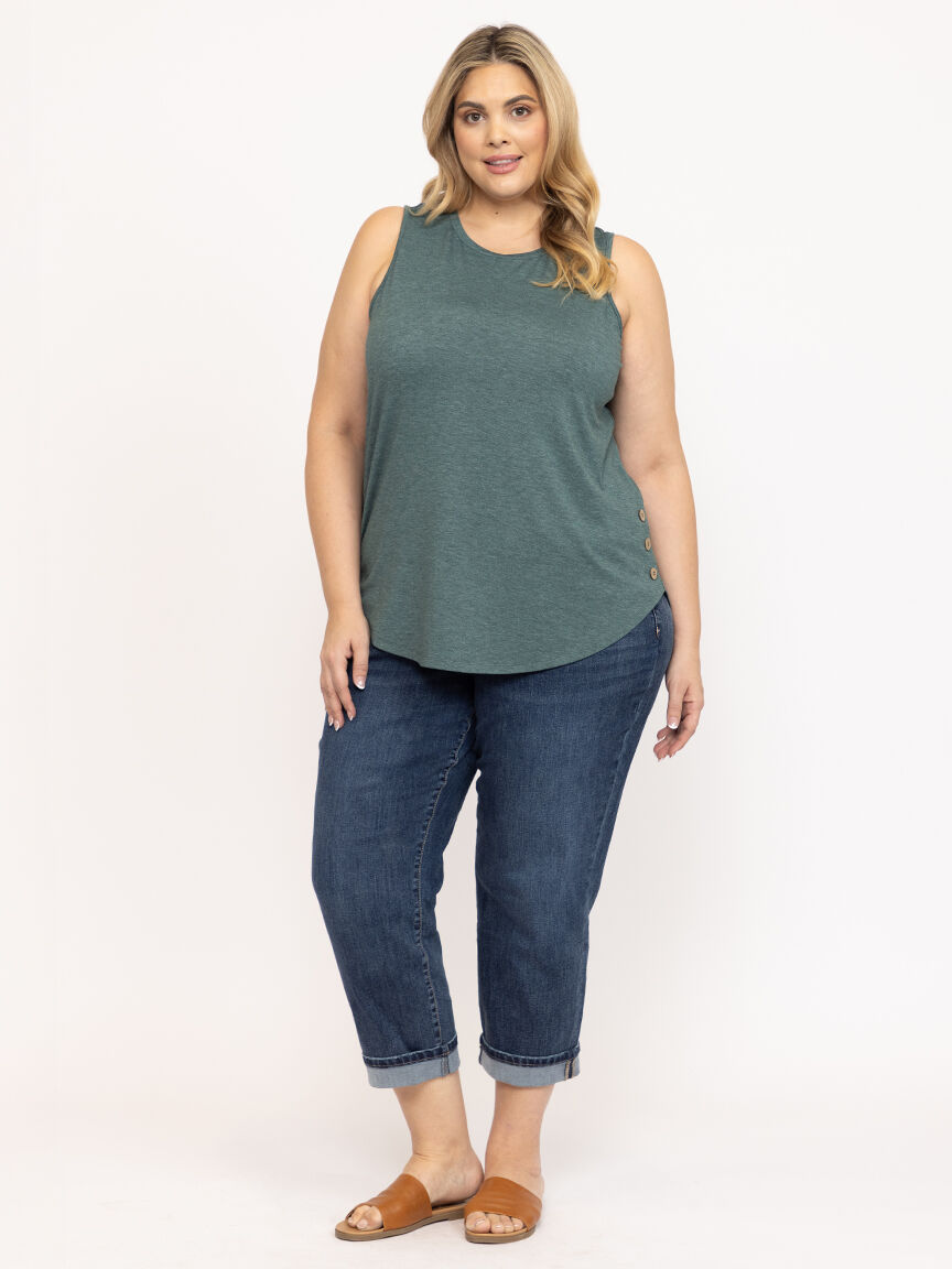 Women's Side Button Tank