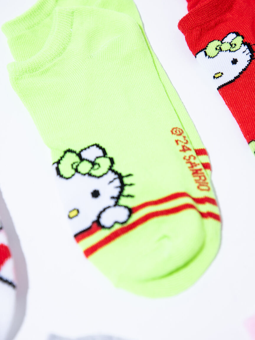 5Pk Hello Kitty Holiday Socks