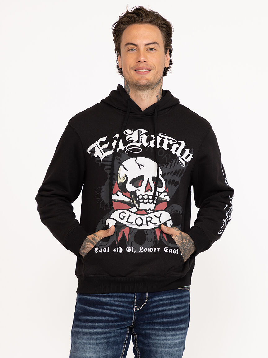 Men's Glory Skull Hoodie