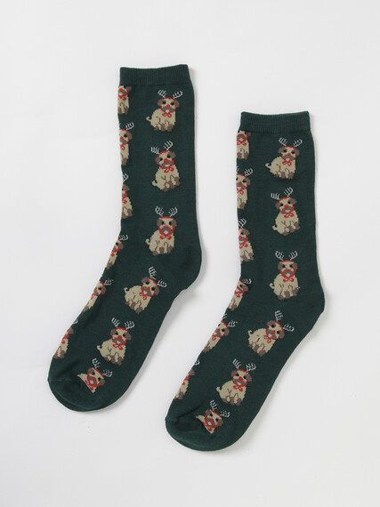 Men's Christmas Crew Sock Men's Christmas Crew Sock Image 1