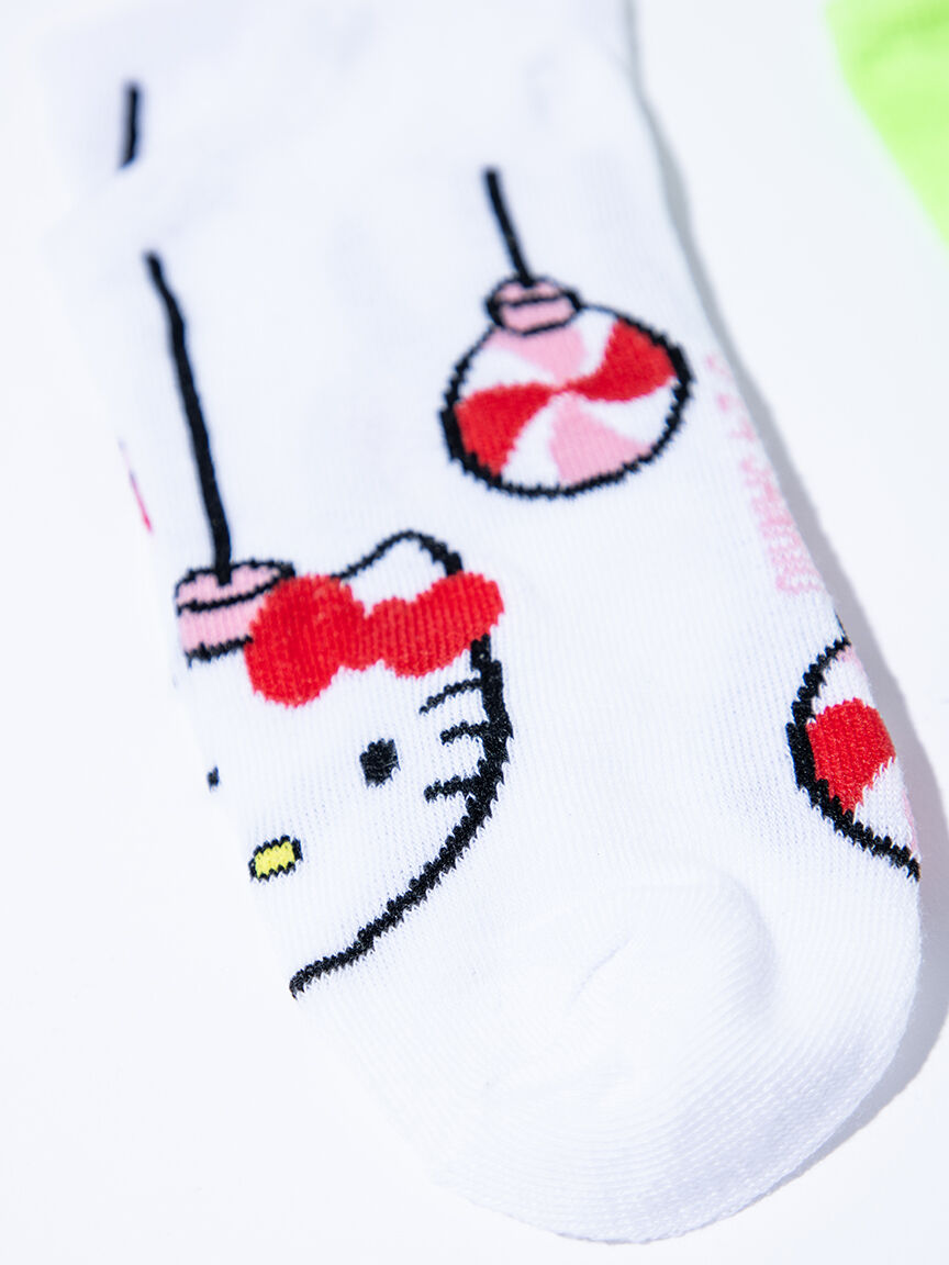 5Pk Hello Kitty Holiday Socks