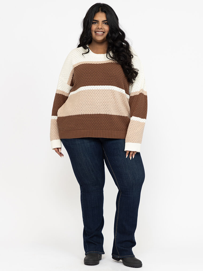 Women's Colour Block Sweater