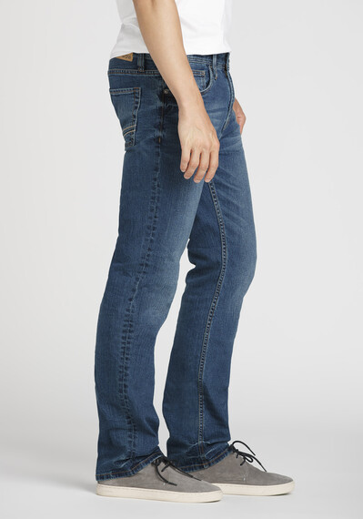 Men's Mid Wash Slim Straight Jeans Image 3