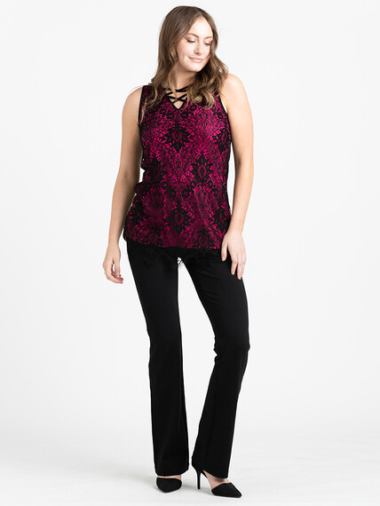 Women's Pull-on Ponte Boot Cut Pants Women's Pull-on Ponte Boot Cut Pants Image 5