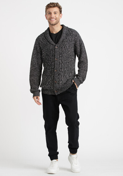 Men's Cable Knit Cardigan Image 5