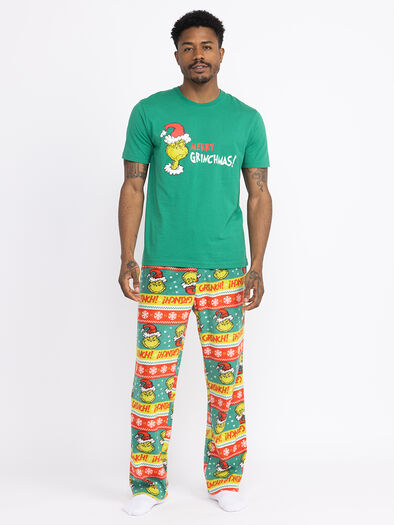 Men's Grinch Sleep Set, Men's Grinch Sleep Set,