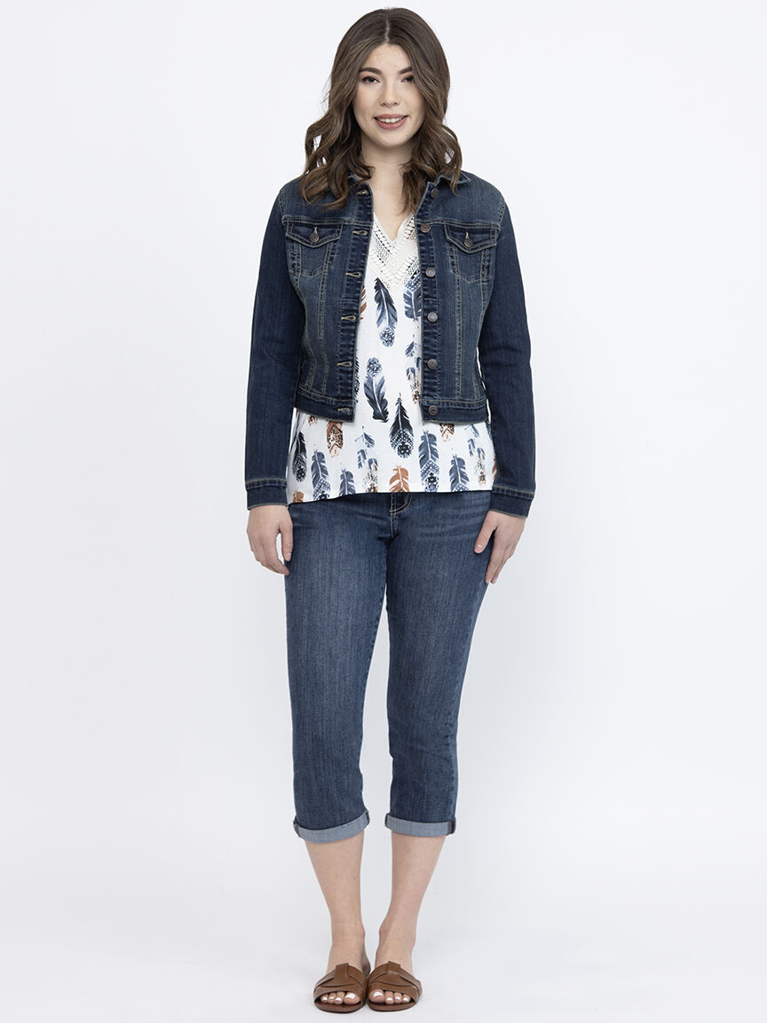 Women's Denim Jacket Outfit, 