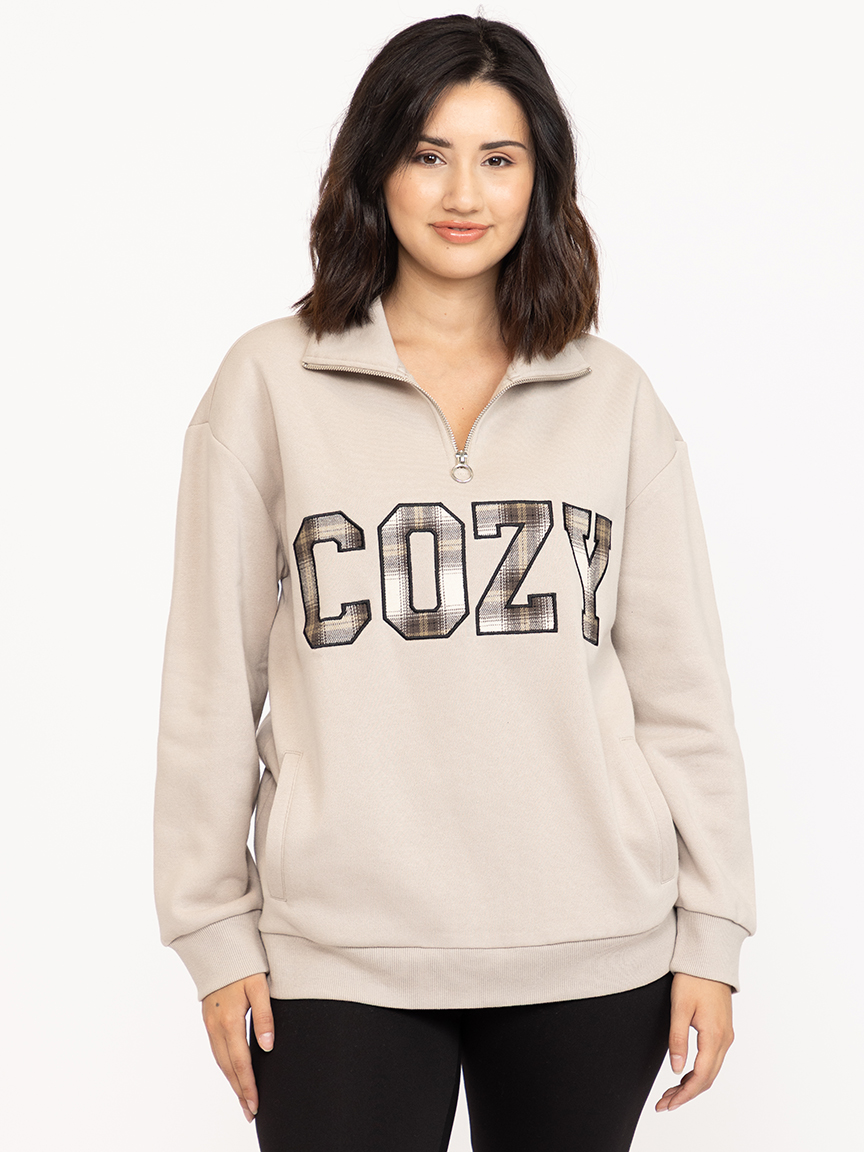 Women's Cozy Quarter Zip Fleece Warehouse One